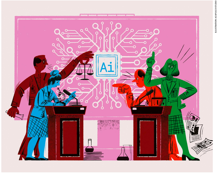 연구계의 AI 활용에 대한 의견이 나눠지다: SCIENTISTS SPLIT ON ETHICS OF AI USE